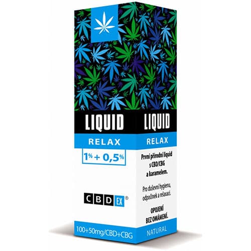 CBDex Liquid Relax 1% CBD +0,5% CBG 10 ml